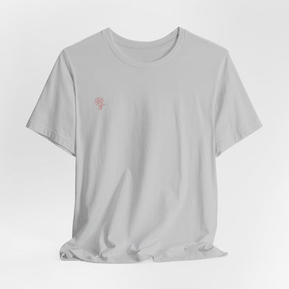 Copy of Skull Pair with Red Roses Tee | Gothic Floral Skull Shirt
