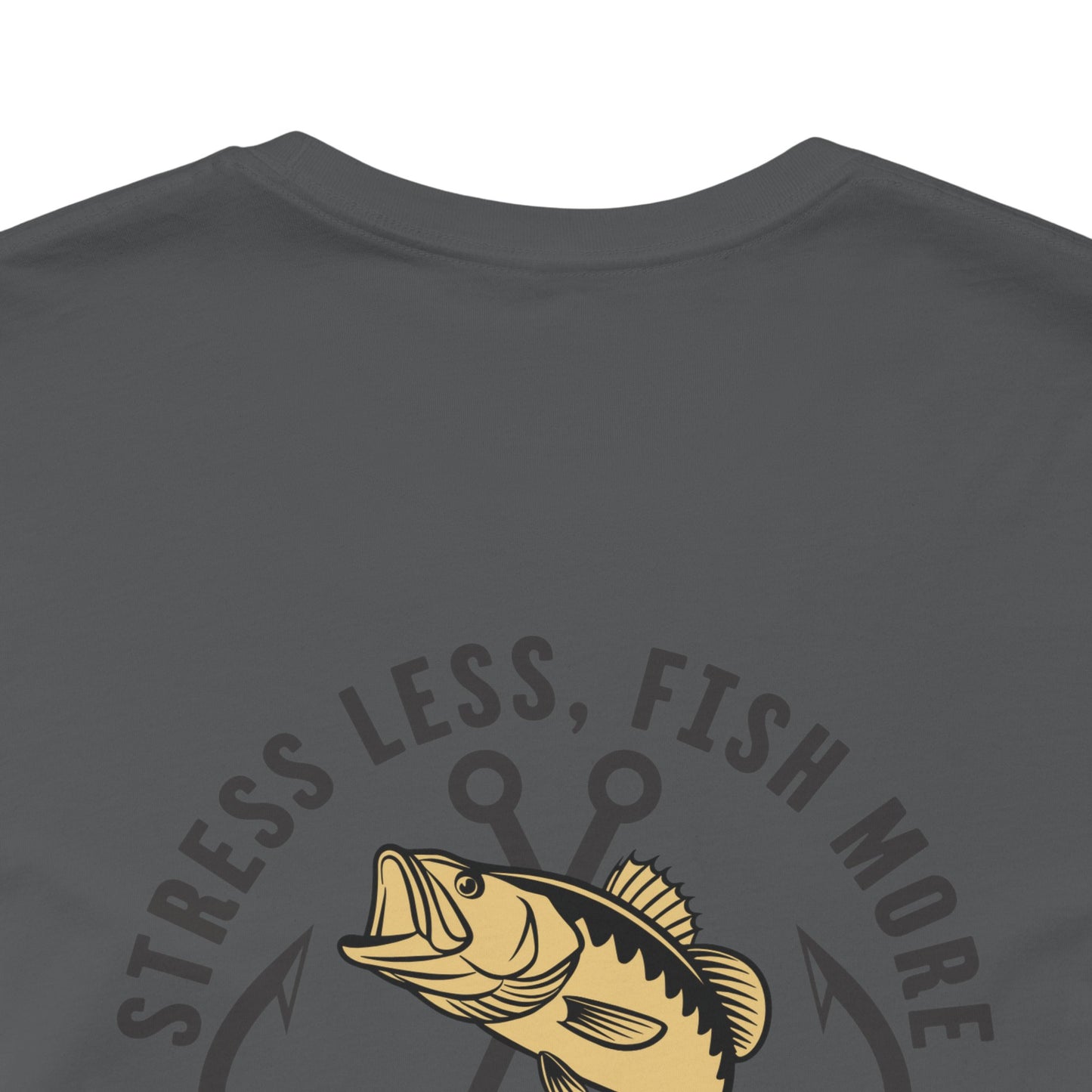 Copy of Copy of Copy of Copy of Stress Less Fish More Locals T-Shirt | Fishing Club Graphic Tee