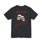 Copy of Copy of Copy of Copy of Skull Pair with Red Roses Tee | Gothic Floral Skull Shirt