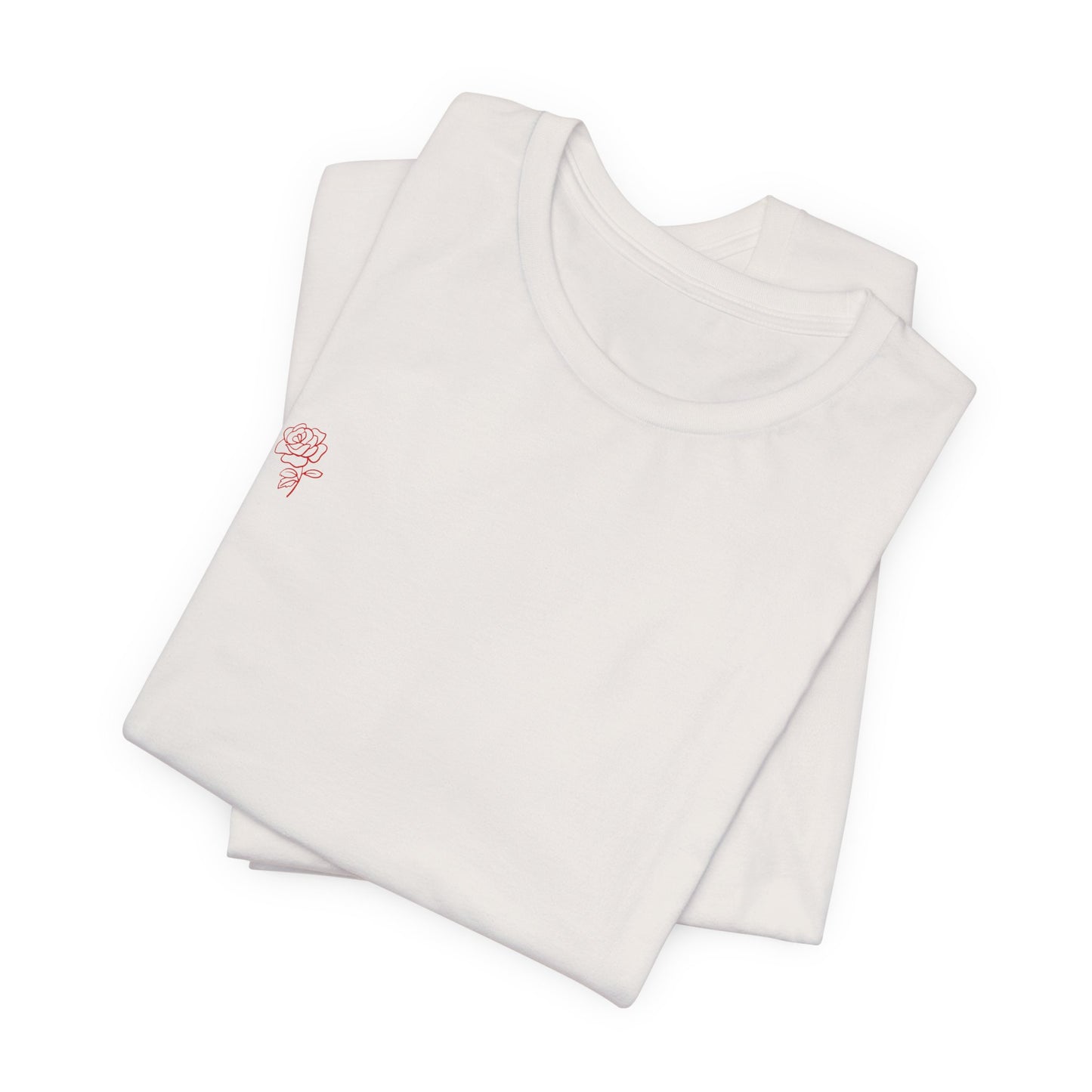 Copy of Copy of Copy of Copy of Skull Pair with Red Roses Tee | Gothic Floral Skull Shirt