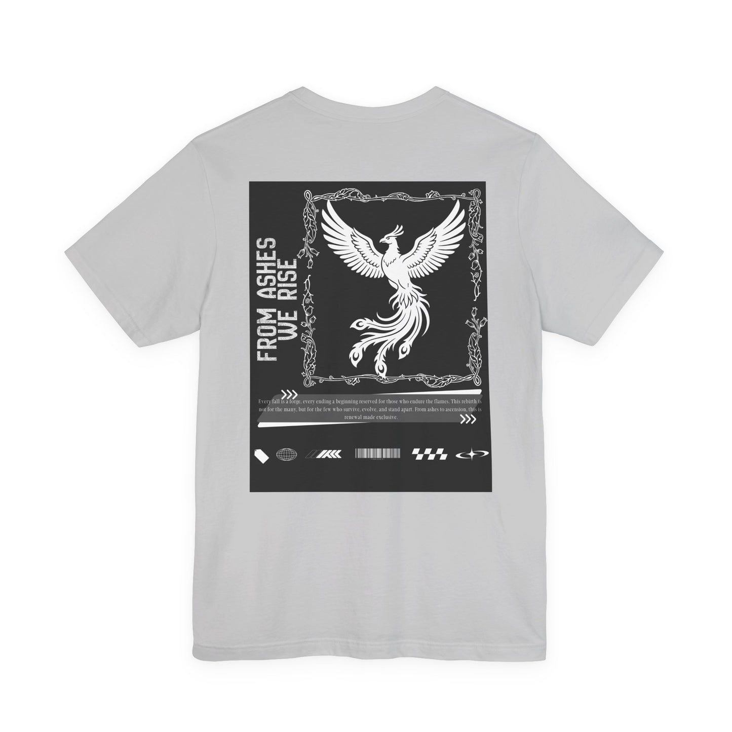 Copy of Copy of Copy of Phoenix Rise Graphic Tee — "From Ashes We Rise" Back Print