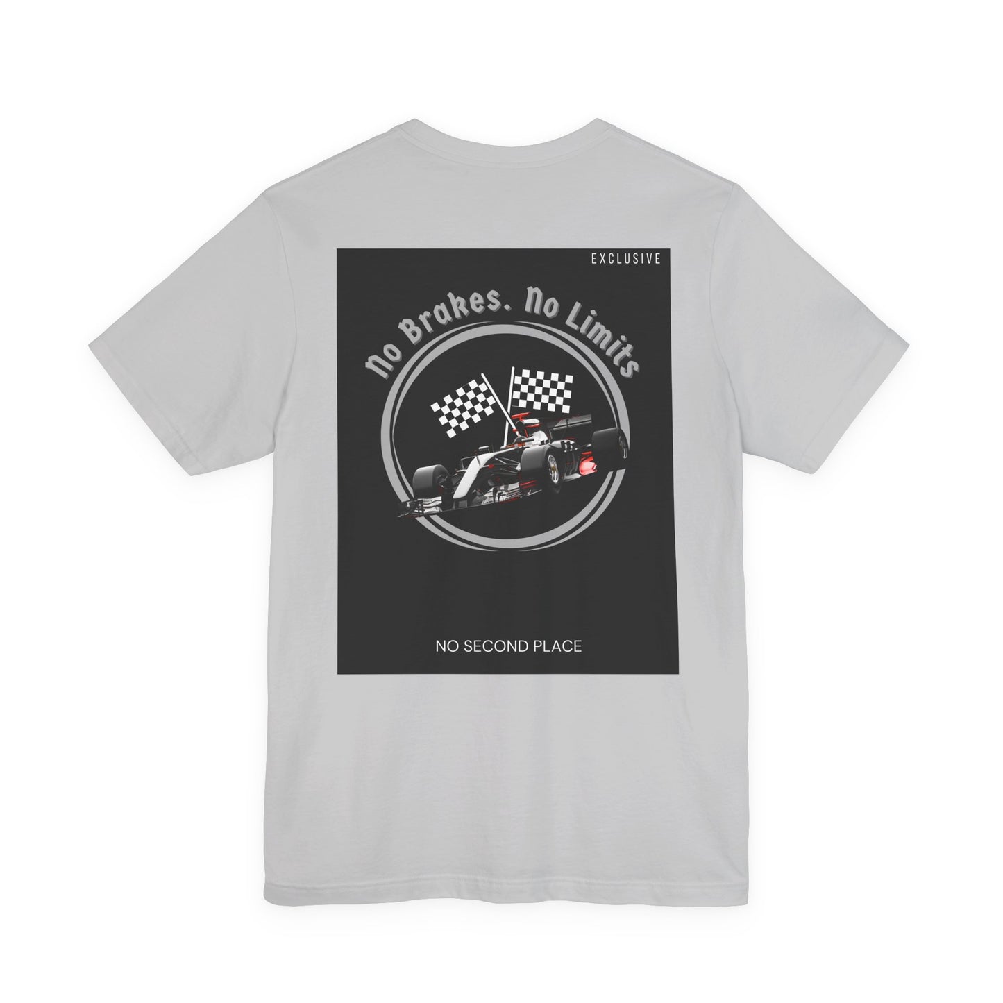 Racing Formula Tee — "No Brakes. No Limits." Graphic T‑Shirt