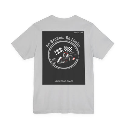 Racing Formula Tee — "No Brakes. No Limits." Graphic T‑Shirt