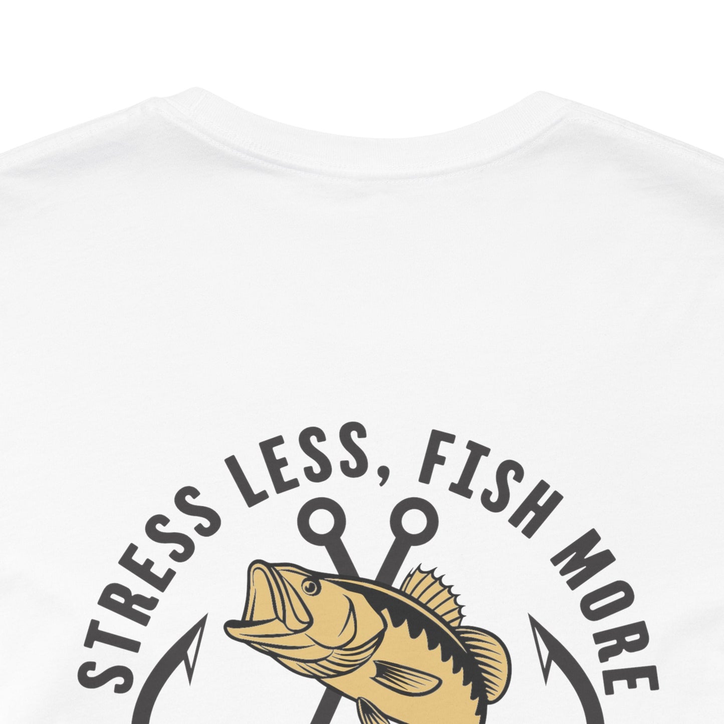 Copy of Copy of Copy of Copy of Stress Less Fish More Locals T-Shirt | Fishing Club Graphic Tee