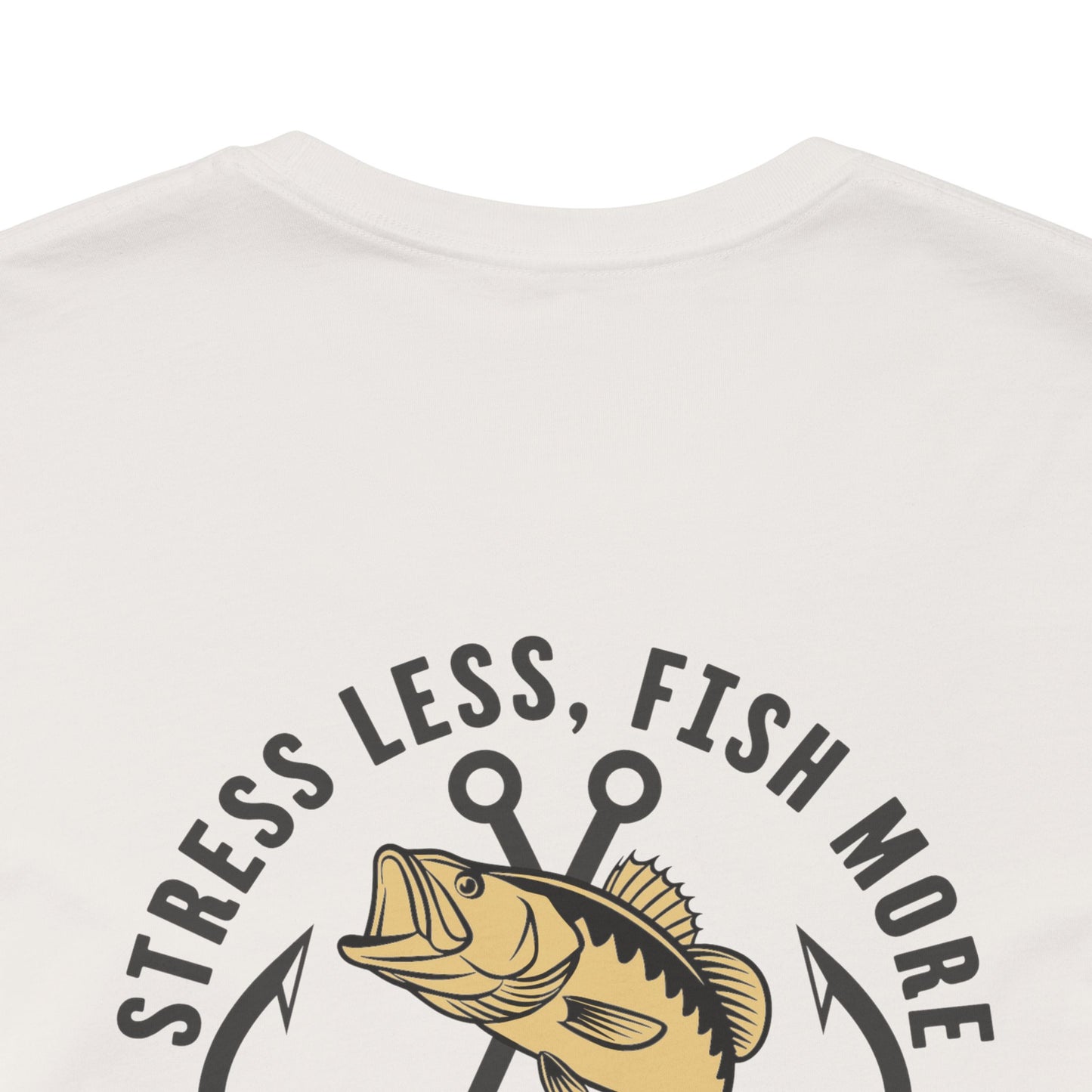 Copy of Copy of Copy of Copy of Stress Less Fish More Locals T-Shirt | Fishing Club Graphic Tee