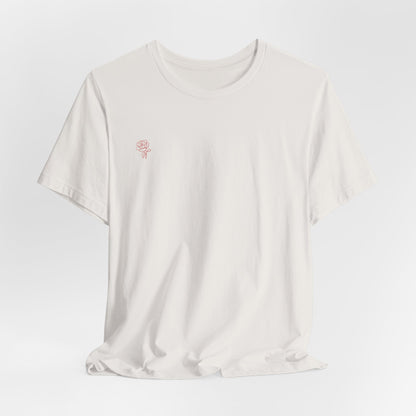 Skull Pair with Red Roses Tee | Gothic Floral Skull Shirt
